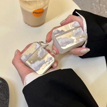 [RA06] Clouds ❤️ Mirror ❤️ AirPods Case ❤️ AirPods 1/2 / Pro ❤️ 